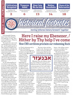 Historical Footnotes, Volume 60, Issue 2