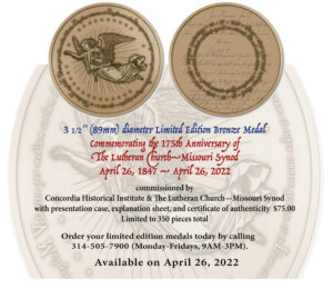 LCMS 175th anniversary medal